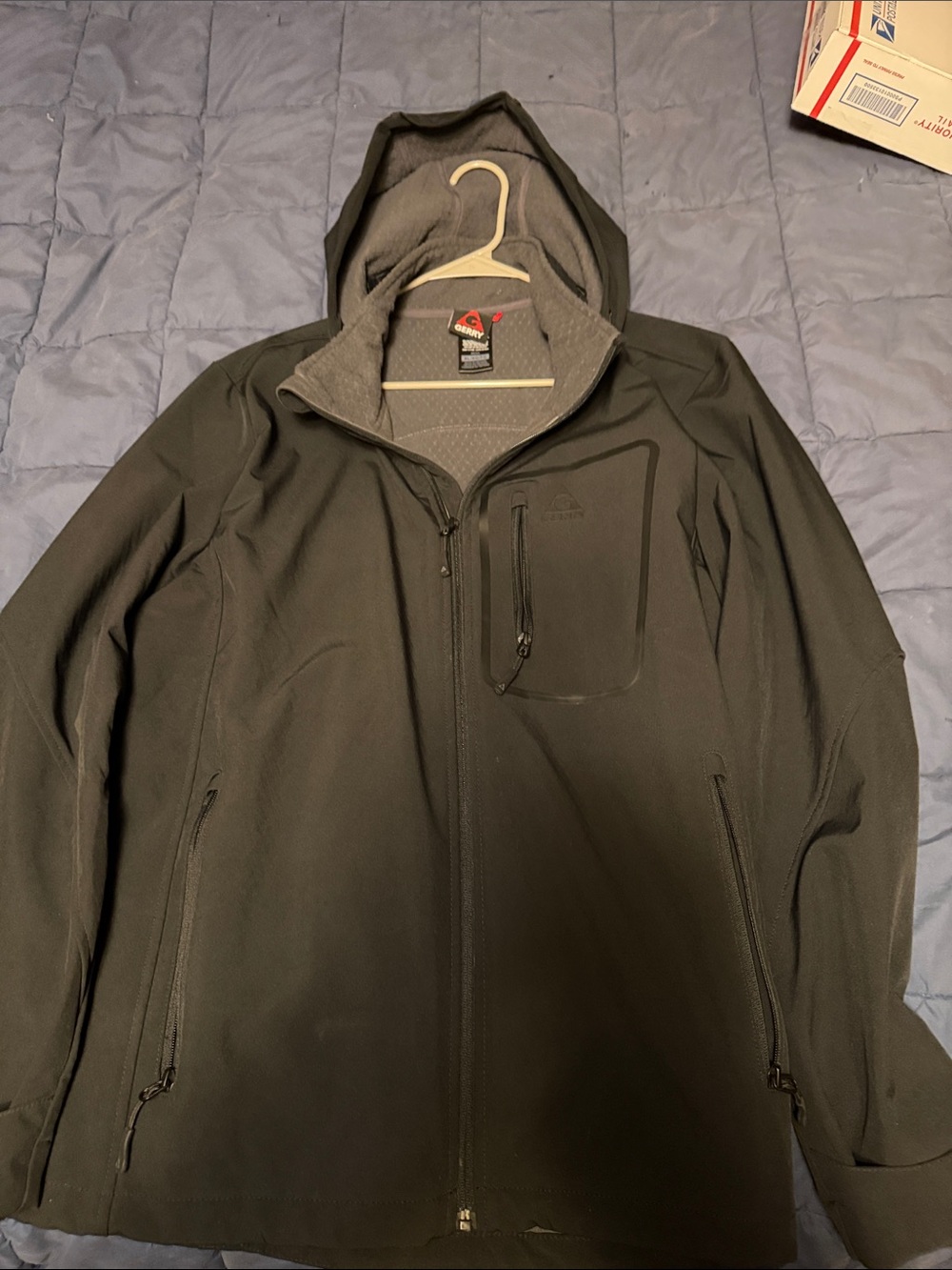 Gerry Weber Men's Hooded Softshell Jacket - Black